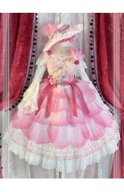Elpress Double Rose Petal JSK(Leftovers/Stock is low/Full Payment Without Shipping)